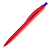 Ручка IGLA COLOR, Красная с синей кнопкой 1031.03.01