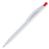 Ручка IGLA COLOR, Белая с красной кнопкой 1033.03