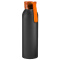 Бутылка для воды VIKING BLACK 650мл., Черная с оранжевой крышкой 6142.05