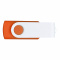 Пластиковые флешки / Флешка TWIST WHITE COLOR Оранжевая с белым 4015.05.07.8ГБ