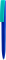 Ручка ZETA SOFT MIX, Синяя с бирюзовым 1024.01.16