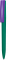 Ручка ZETA SOFT MIX, Зеленая с фиолетовым 1024.02.11
