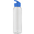 Бутылка для воды BINGO 630мл., Прозрачная с голубым 6071.20.12