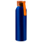 Бутылка для воды VIKING BLUE 650мл., Синяя с оранжевой крышкой 6140.05