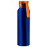 Бутылка для воды VIKING BLUE 650мл., Синяя с оранжевой крышкой 6140.05