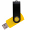 Флешка TWIST COLOR MIX, Желтая с черным 4016.04.08.32ГБ3.0