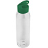 Бутылка для воды BINGO 630мл., Прозрачная с зеленым 6071.20.02