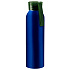Бутылка для воды VIKING BLUE 650мл., Синяя с зеленой крышкой 6140.02