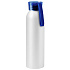 Бутылка для воды VIKING WHITE 650мл., Белая с синей крышкой 6143.01