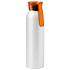 Бутылка для воды VIKING WHITE 650мл., Белая с оранжевой крышкой 6143.05