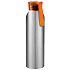 Бутылка для воды VIKING SILVER 650мл., Серебристая с оранжевой крышкой 6141.05