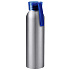 Бутылка для воды VIKING SILVER 650мл., Серебристая с синей крышкой 6141.01
