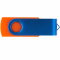 Пластиковые флешки / Флешка TWIST COLOR MIX Оранжевая с синим 4016.05.01.8ГБ