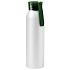 Бутылка для воды VIKING WHITE 650мл., Белая с зеленой крышкой 6143.02
